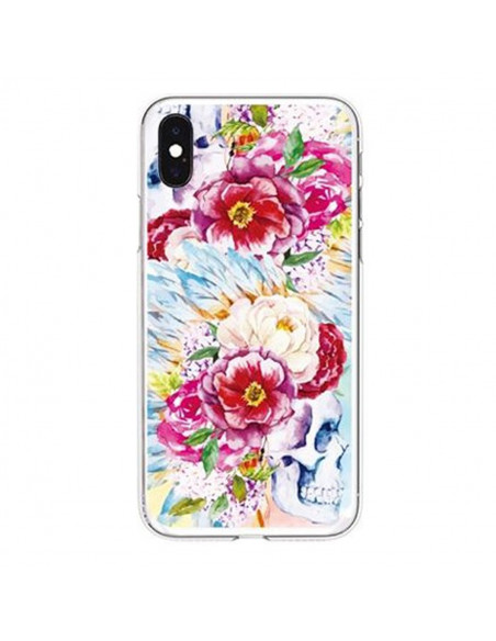 Protector Reforzado Diseño9 Motorola XT2015 Moto G8 Play CalaveraFlor