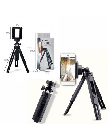 Exhibidor Soporte para Celular Universal Nº31 (TripodeExtensibleDK06)  Negro
