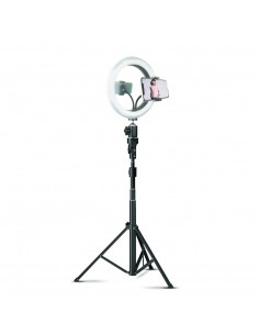 Led Selfie Flash Light Anillo Ring SL_Aro Soporte 10" con Espejo (2m)