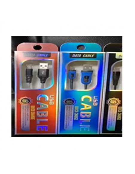 Cable USB Cuero Carga Rapida 2.4A MicroUSB