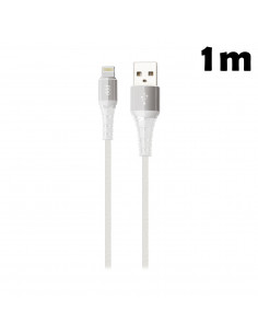Cable USB Lighting SL_Jean 1m Blanco