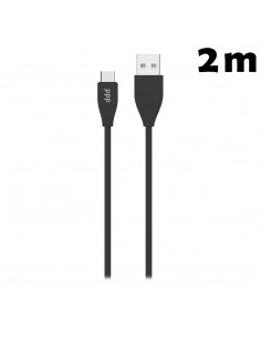 Cable USB Type-C SL_Soft 2m Negro