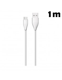 Cable USB Type-C SL_Soft 1m Blanco