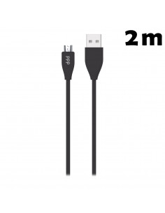 Cable USB MicroUSB SL_Soft 2m Negro