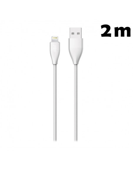 Cable USB Lighting SL_Soft 2m Blanco