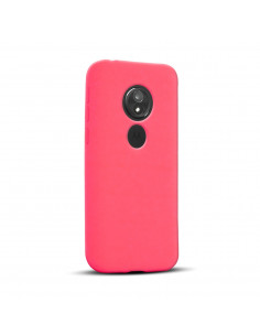 Protector Silicone Soft Motorola XT2019 Moto G8 Plus Fucsia