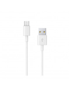 Cable USB MicroUSB SL_CargaRapida 1m Blanco