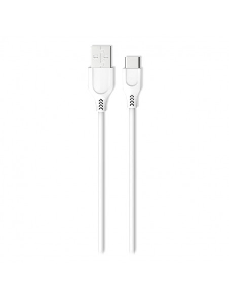 Cable USB Type-C SL_CargaRapida 3m Blanco