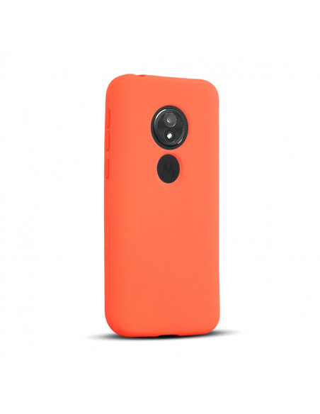Protector Silicone Soft Motorola XT1952 Moto G7 Play Naranja