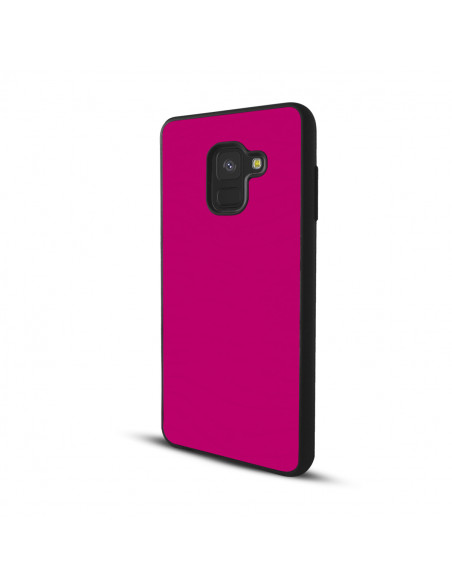 Protector Reforzado Liso Motorola XT1955 Moto G7 Power Fucsia