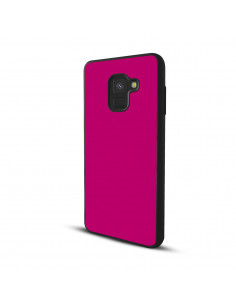 Protector Reforzado Liso Motorola XT1962 Moto G7 Fucsia