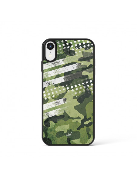 Protector Reforzado Varnish Motorola XT1952 Moto G7 Play CamoVerde