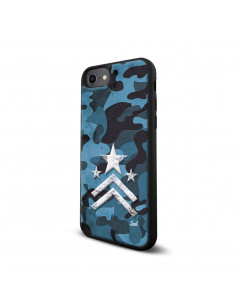 Protector Reforzado Varnish Samsung J410 J4 Core CamoAzul