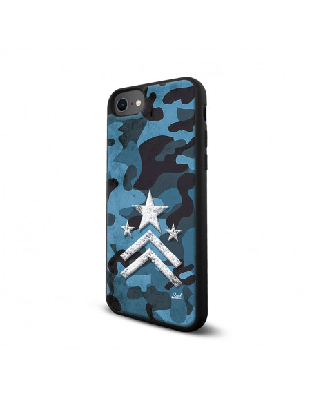 Protector Reforzado Varnish Samsung J410 J4 Core CamoAzul