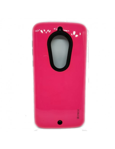 Protector Reforzado Liso8 Samsung J610 J6 Plus Fucsia