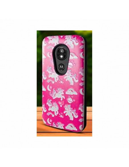 Protector Reforzado Diseño6 Samsung J410 J4 Core UnicornFucsia