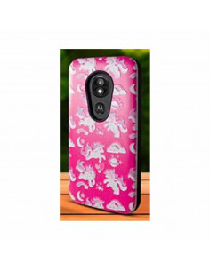 Protector Reforzado Diseño6 Motorola XT1965 Moto G7 Plus UnicornFucsia
