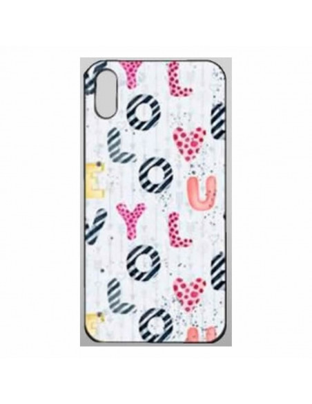 Protector Reforzado Diseño9 Samsung J400 J4 LoveYouBlanco
