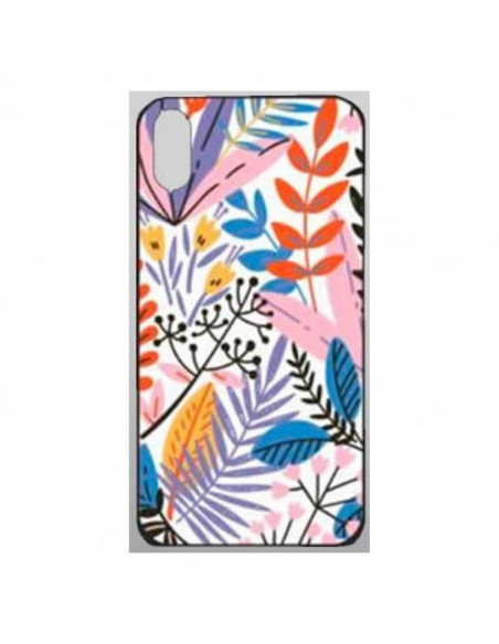 Protector Reforzado Diseño9 Samsung J400 J4 HojasMulticolor