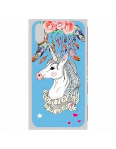Protector Reforzado Diseño9 Huawei Y9 2018 UnicornioRainbow