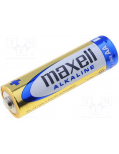 Pila Alcalina AA Maxell LR6 - Unidad 1 Pila
