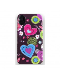 Protector Reforzado Diseño9 Samsung A600 A6 CorazonesMulticolor
