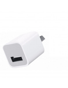 Cargador Cubo para iPhone Input 220v - Output 5v 1A Blanco