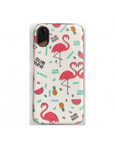 Protector Reforzado Diseño9 Samsung J720 J7 Duos FlamingoBlanco