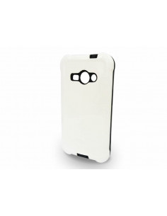 Protector Reforzado Liso7 Samsung J800 J8 Blanco