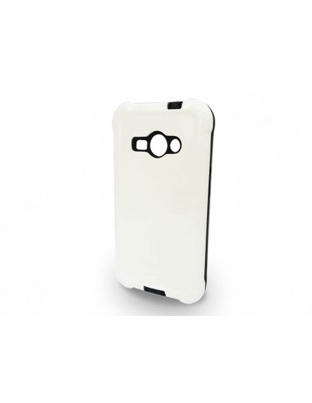 Protector Reforzado Liso7 Samsung J600 J6 Blanco