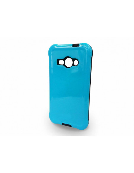 Protector Reforzado Liso7 Samsung J400 J4 Turquesa