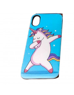 Protector Reforzado Diseño9 Samsung J600 J6 UnicornioAzul