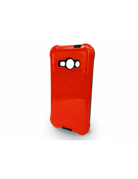 Protector Reforzado Liso7 Samsung A730 A8 2018 Plus Rojo