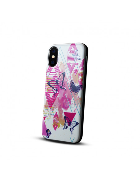Protector Reforzado Diseño6 Apple iPhone 8 (4.7") Mariposas