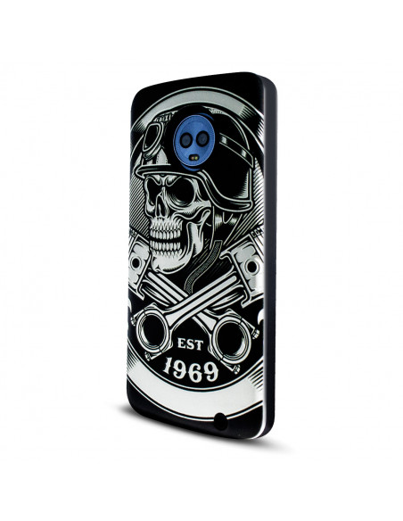 Protector Reforzado Diseño6 Huawei P Smart Skull1969