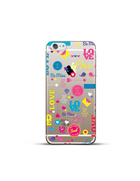 Protector TPU con Diseño Laser14 Apple iPhone 6s (4.7") Love2