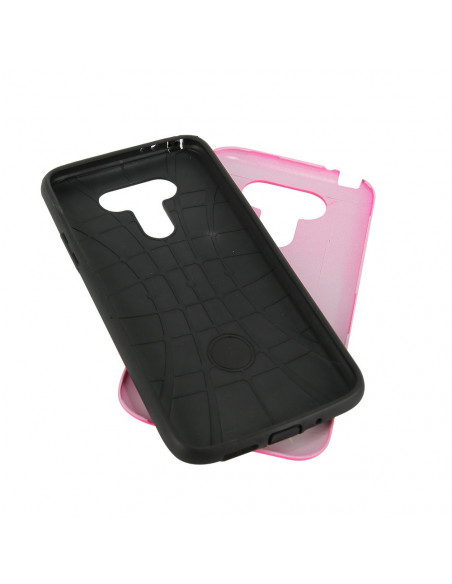 Protector Reforzado Liso5 Motorola XT1926 Moto G6 Plus Fucsia