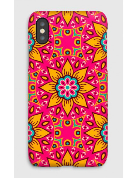 Protector Reforzado Diseño9 Motorola XT1900 Moto X4 MandalaFucsia