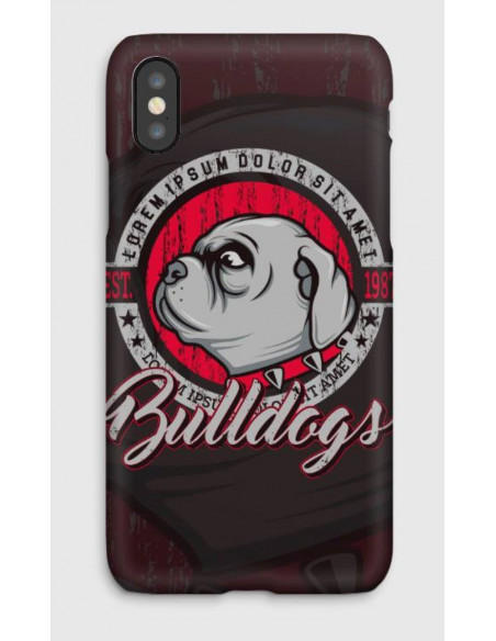 Protector Reforzado Diseño9 Motorola XT1900 Moto X4 Bulldogs