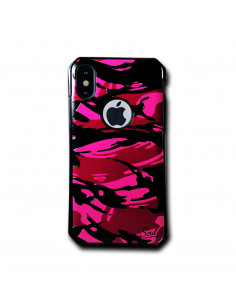Protector Reforzado Warrior Apple iPhone X Fucsia
