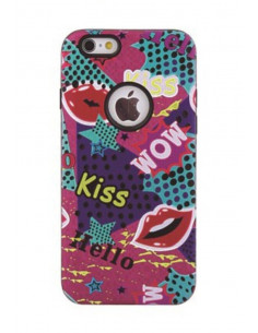 Protector Reforzado Diseño9 LG X240 K8 2017 Boca Kiss