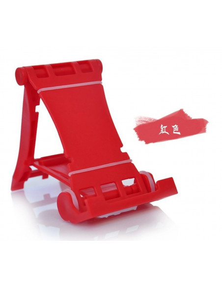 Exhibidor Soporte para Celular Universal Nº26 (Plegable) Rojo