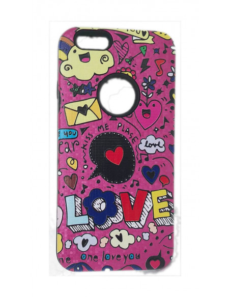 Protector Reforzado Diseño9 Apple iPhone 8 Plus (5.5") CorazonLove