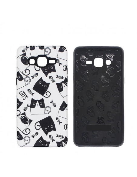 Protector Reforzado Diseño9 Motorola XT1790 Moto G5s Cats