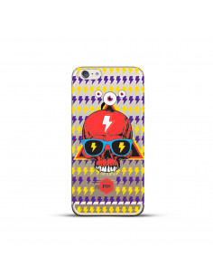 Protector TPU con Diseño Laser14 Apple iPhone 7 (4.7") Skull Red