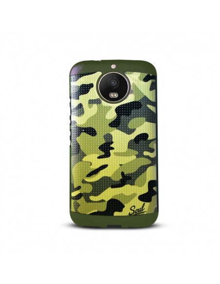 Protector Reforzado Camuflado2 Motorola XT1790 Moto G5s Verde