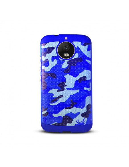 Protector Reforzado Camuflado2 Motorola XT1790 Moto G5s Azul