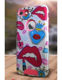 Protector Reforzado Diseño6 Motorola XT1763 Moto E4 Lips