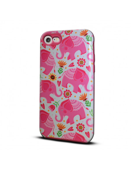 Protector Reforzado Diseño8 LG X230 K4 2017 Elephants