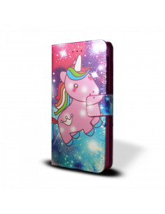 Estuche Flip Cover_SL_Silicona Universal 4.7" Unicorn